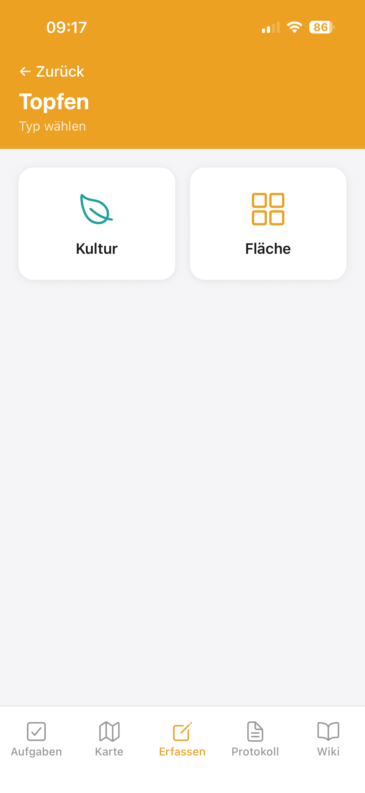 KALEO App Einstellungen – Betriebskonfiguration