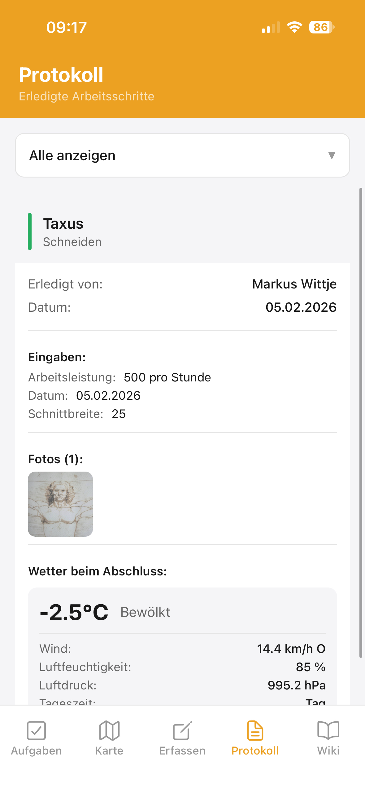 KALEO App Kulturplan - Planung für Staudengärtnerei
